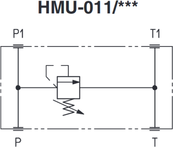 HMU ATOS Гидроклапан предохранительный модульного монтажа